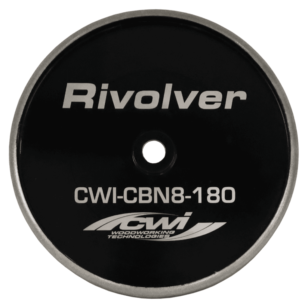 Rivolver 8" X 1.5" Radiused Edge CBN Grinding Wheel